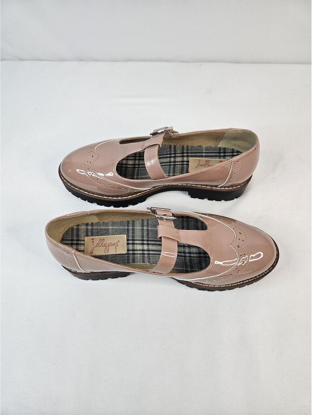 JellyPop Women's Pink Patent Leather Mary Jane Shoes Size 8.5M #NWOT - Picture 2 of 5